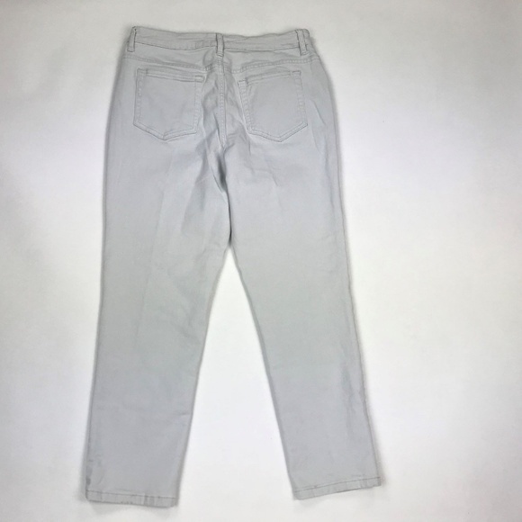 LOGO Lori‎ Goldstein Fly Front 5 Pocket Crop Jeans - Picture 3 of 7